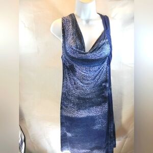 Edin Sleeveless Cowl Neck Midi Dress Small